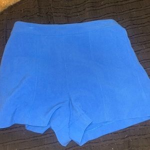 Blue office shorts